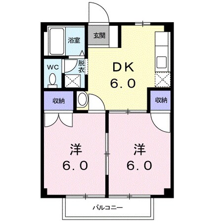 アーバンハイツの物件間取画像